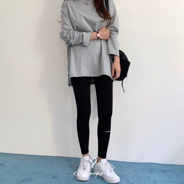 預訂｜MUAHMUAH ONE POINT LOGO LEGGINGS
