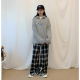預訂｜MUAHMUAH CHECK WIDE BANDING PANTS