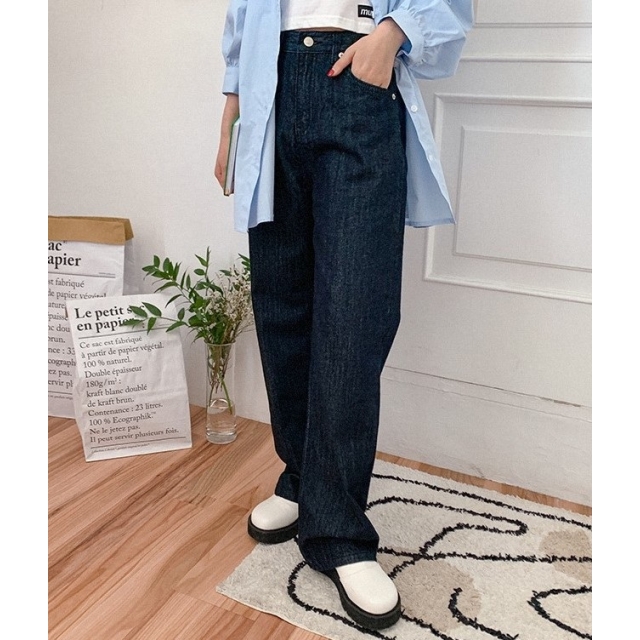 春季預訂|MUAHMUAH RAW DENIM WIDE PANTS 春季預訂|MUAHMUAH RAW DENIM WIDE PANTS