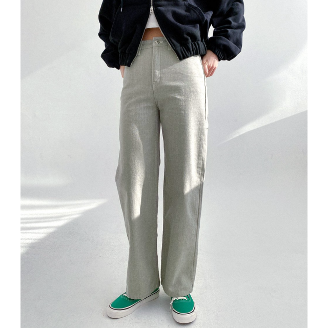 春季預訂｜MUAHMUAH STRAIGHT FIT COLOR DENIM PANTS