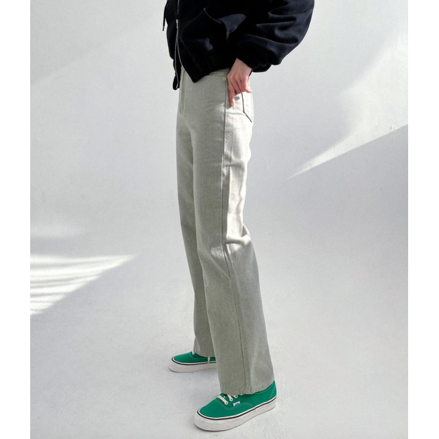 春季預訂｜MUAHMUAH STRAIGHT FIT COLOR DENIM PANTS
