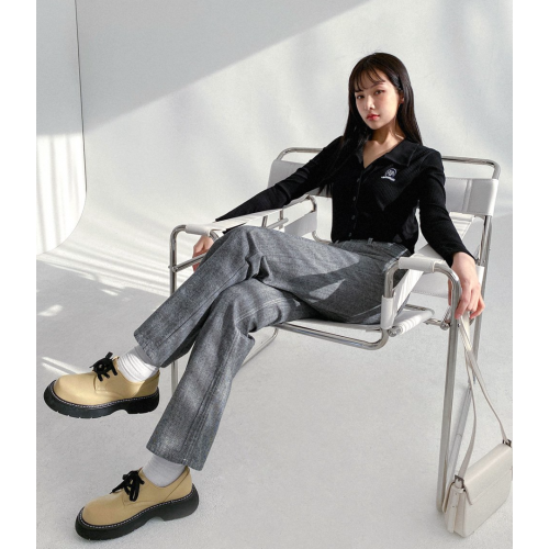 春季預訂｜MUAHMUAH STRAIGHT FIT COLOR DENIM PANTS