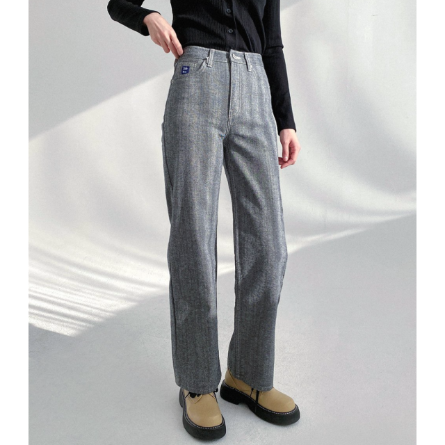春季預訂｜MUAHMUAH STRAIGHT FIT COLOR DENIM PANTS