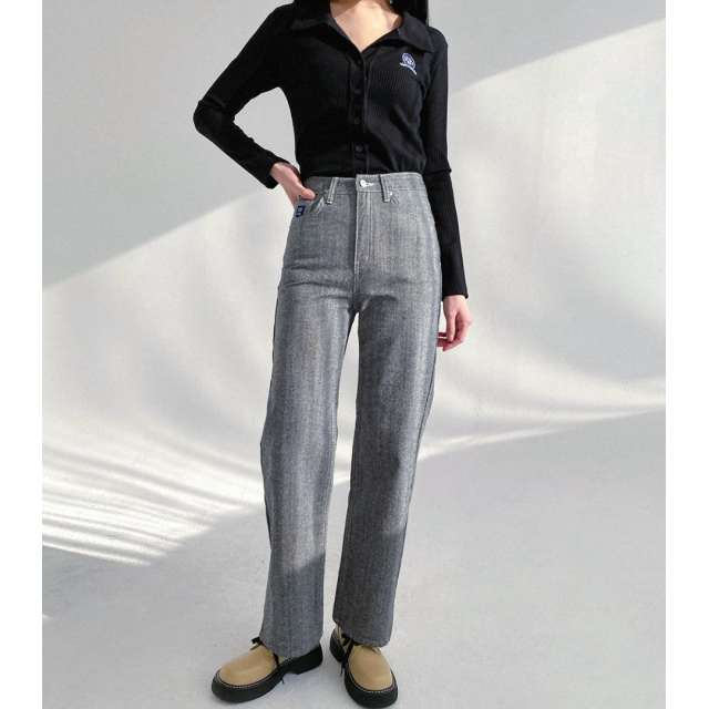 春季預訂｜MUAHMUAH STRAIGHT FIT COLOR DENIM PANTS