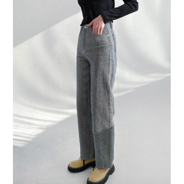 春季預訂｜MUAHMUAH STRAIGHT FIT COLOR DENIM PANTS