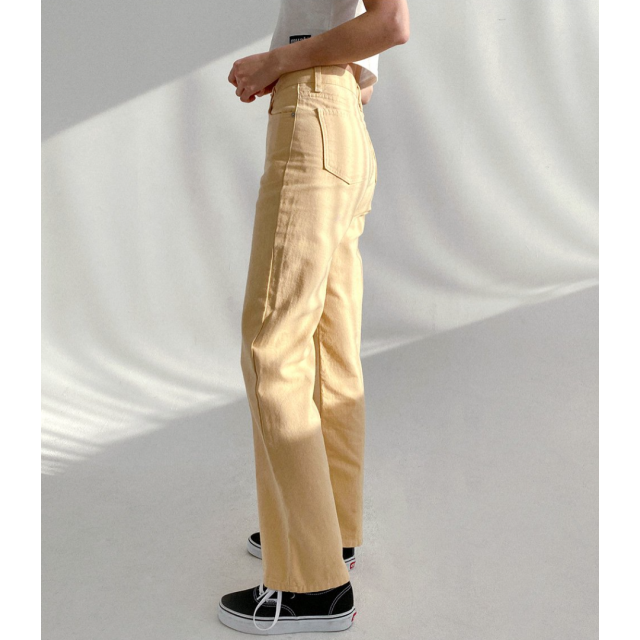 春季預訂｜MUAHMUAH STRAIGHT FIT COLOR DENIM PANTS