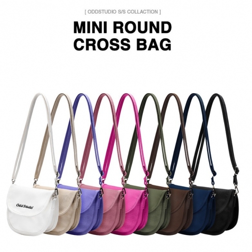 預訂｜ODD STUDIO MINI ROUND CROSS BAG (9 COLORS)