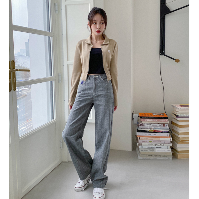 春季預訂｜MUAHMUAH SLIMFIT KINT ZIPUP CARDIGAN