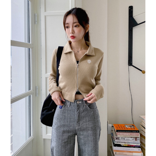 春季預訂｜MUAHMUAH SLIMFIT KINT ZIPUP CARDIGAN