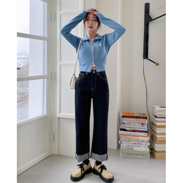 春季預訂｜MUAHMUAH SLIMFIT KINT ZIPUP CARDIGAN