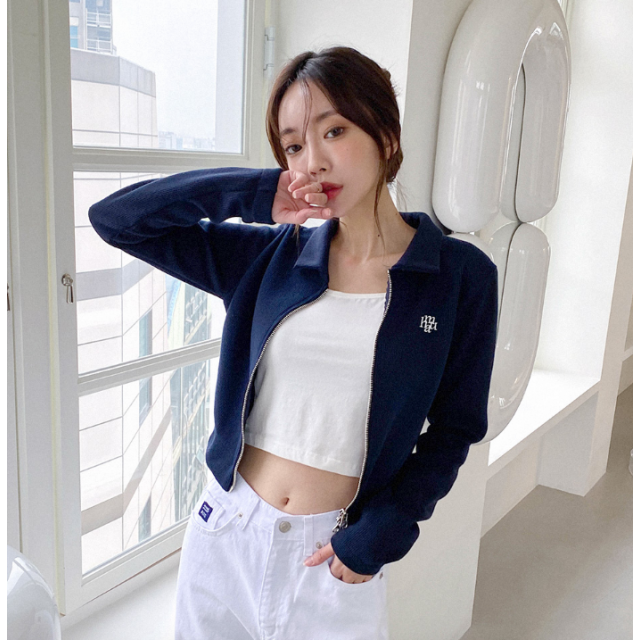 春季預訂｜MUAHMUAH SLIMFIT KINT ZIPUP CARDIGAN