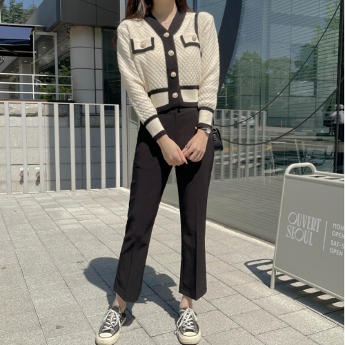 預訂｜專屬霧色彈力西裝九分褲