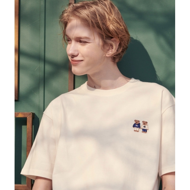 23S/S 預訂|AMBLER TWINLOOK BEAR T-SHIRT 23S/S 預訂|AMBLER TWINLOOK BEAR T-SHIRT