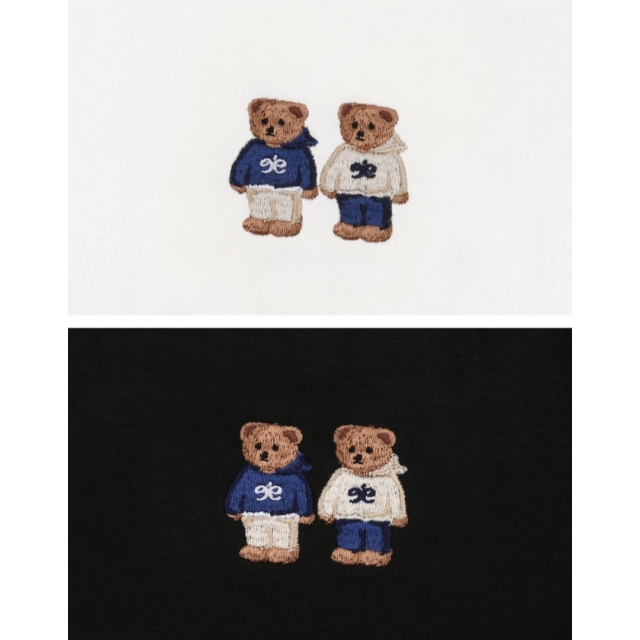 23S/S 預訂|AMBLER TWINLOOK BEAR T-SHIRT 23S/S 預訂|AMBLER TWINLOOK BEAR T-SHIRT