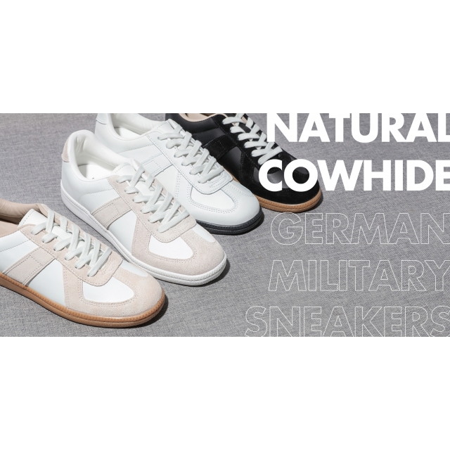 預訂｜PAPERPLANES NATURAL COWHIDE GERMAN MILITARY