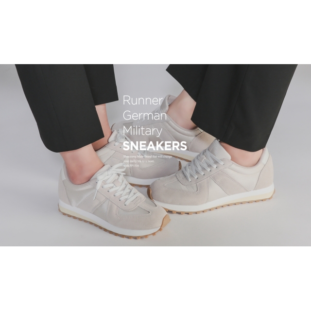 預訂｜PAPERPLANES RUNNER GERMAN MILITARY SNEAKERS