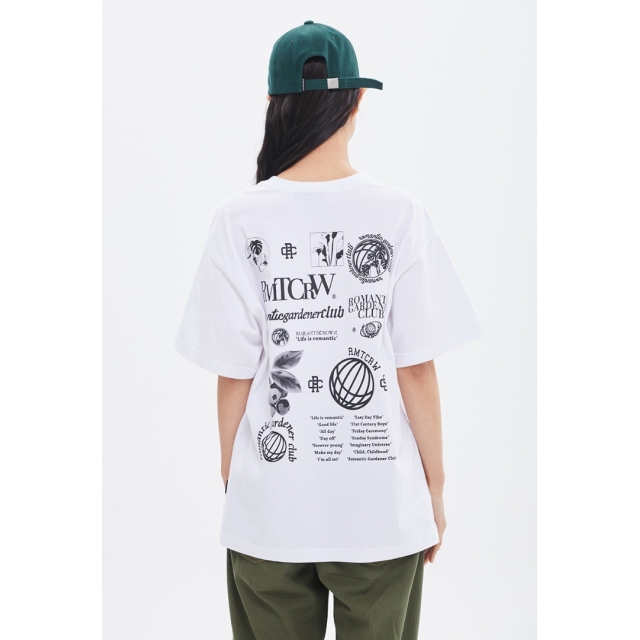 2022 S/S 預訂｜ROMANTIC CROWN MONOCHROME GRAPHIC TEE