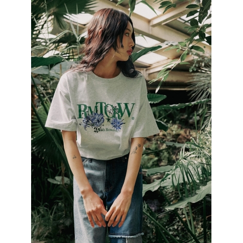 2022 S/S 預訂｜ROMANTIC CROWN RECENT LOGO FLOWER TEE