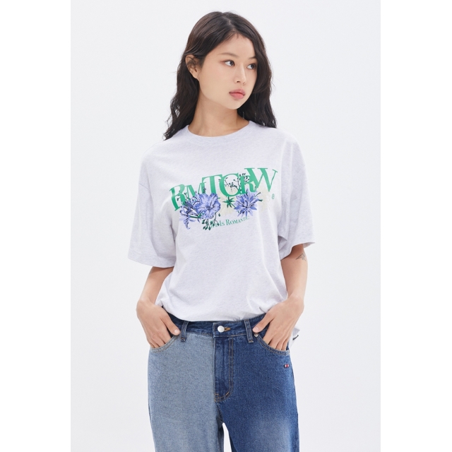 2022 S/S 預訂｜ROMANTIC CROWN RECENT LOGO FLOWER TEE