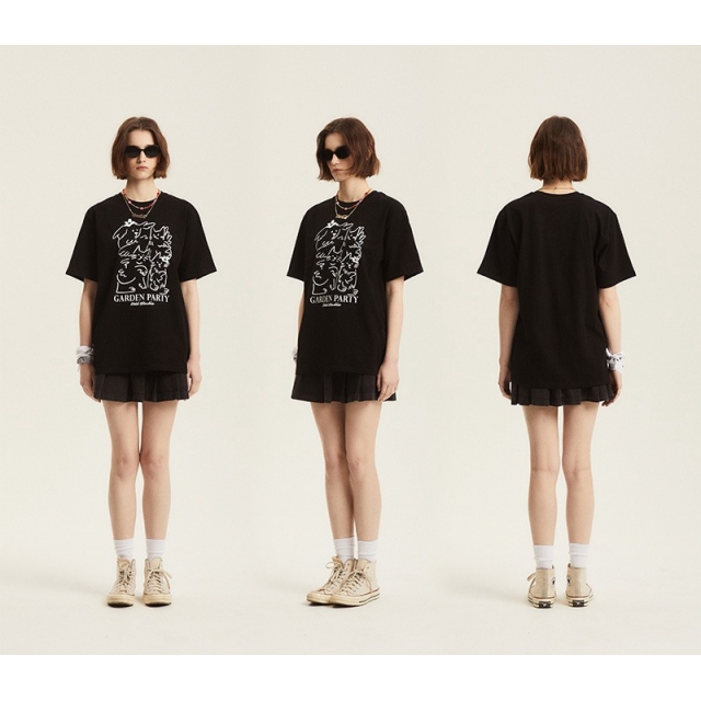 22SS 預訂｜ODD STUDIO GARDEN PARTY DRAWING T-SHIRT
