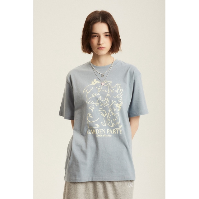 22SS 預訂｜ODD STUDIO GARDEN PARTY DRAWING T-SHIRT
