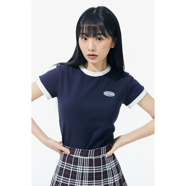 22SS 預訂｜AQO x ODSD CROPPED RINGER T-SHIRT