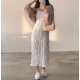 春季預訂｜吊帶皺皺長連身裙