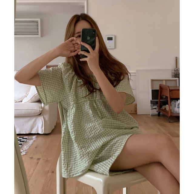 22S/S 預訂|JUUNEEDU 泡泡紗睡衣套裝 3色 22S/S 預訂|JUUNEEDU 泡泡紗睡衣套裝 3色