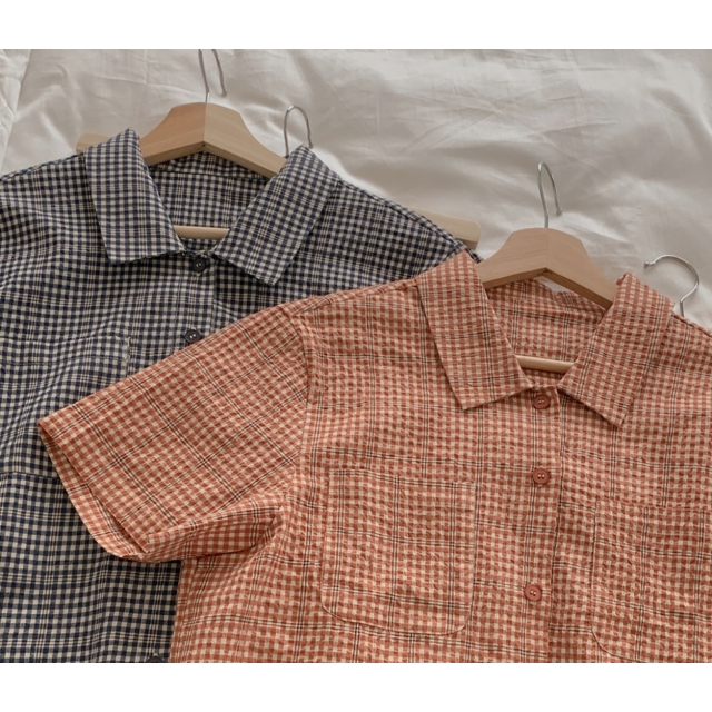 22S/S 預訂|JUUNEEDU Chloe 格紋短袖睡衣套裝 2色 22S/S 預訂|JUUNEEDU Chloe 格紋短袖睡衣套裝 2色