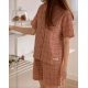 22S/S 預訂|JUUNEEDU Chloe 格紋短袖睡衣套裝 2色 22S/S 預訂|JUUNEEDU Chloe 格紋短袖睡衣套裝 2色