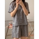 22S/S 預訂|JUUNEEDU Chloe 格紋短袖睡衣套裝 2色 22S/S 預訂|JUUNEEDU Chloe 格紋短袖睡衣套裝 2色