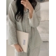 22S/S 預訂｜JUUNEEDU DAISY 格紋長袖睡衣套裝 2色