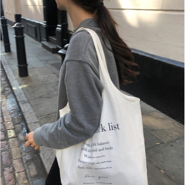 預訂｜SLOWAND 自家製 #SLOWMADE mind check list tote bag