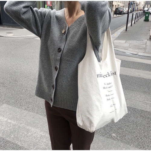 預訂｜SLOWAND 自家製 #SLOWMADE mind check list tote bag