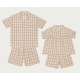 22S/S 預訂|JUUNEEDU 格紋情侶睡衣套裝 2色 22S/S 預訂|JUUNEEDU 格紋情侶睡衣套裝 2色