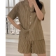 22S/S 預訂｜JUUNEEDU 直條紋情侶睡衣套裝 4色