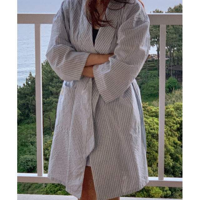 22S/S 預訂|JUUNEEDU 浴袍款睡衣套裝 2色 22S/S 預訂|JUUNEEDU 浴袍款睡衣套裝 2色