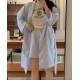 22S/S 預訂|JUUNEEDU 浴袍款睡衣套裝 2色 22S/S 預訂|JUUNEEDU 浴袍款睡衣套裝 2色