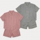 22S/S 預訂|JUUNEEDU 希臘條紋短袖睡衣套裝 2色 22S/S 預訂|JUUNEEDU 希臘條紋短袖睡衣套裝 2色