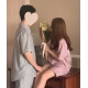 22S/S 預訂|JUUNEEDU 希臘條紋短袖睡衣套裝 2色 22S/S 預訂|JUUNEEDU 希臘條紋短袖睡衣套裝 2色