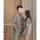 22S/S 預訂|JUUNEEDU 希臘條紋短袖睡衣套裝 2色 22S/S 預訂|JUUNEEDU 希臘條紋短袖睡衣套裝 2色
