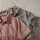 22S/S 預訂|JUUNEEDU 希臘條紋短袖睡衣套裝 2色 22S/S 預訂|JUUNEEDU 希臘條紋短袖睡衣套裝 2色