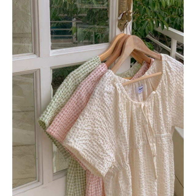 22S/S 預訂|JUUNEEDU 泡泡紗睡衣套裝 3色 22S/S 預訂|JUUNEEDU 泡泡紗睡衣套裝 3色