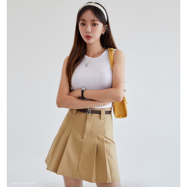 夏季預訂｜MUAHMUAH SPAN CROP KNIT SLEEVELESS