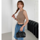 夏季預訂｜MUAHMUAH SPAN CROP KNIT SLEEVELESS