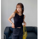 夏季預訂｜MUAHMUAH SPAN CROP KNIT SLEEVELESS