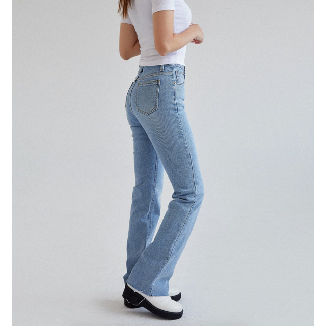 夏季預訂｜MUAHMUAH SLIM FIT CUTTING DENIM PANTS