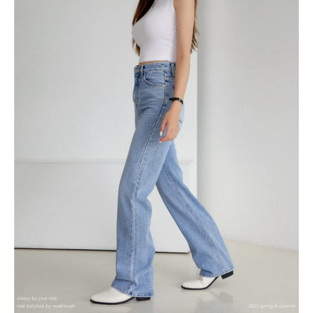 夏季預訂｜MUAHMUAH SLIM FIT SEMI BOOTSCUT PANTS