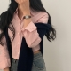 早秋預訂｜弧度口袋修身短版恤衫 (7色)