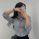 早秋預訂｜弧度口袋修身短版恤衫 (7色)